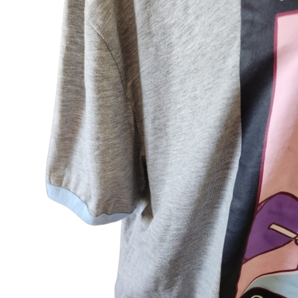 STRANGE PLANET ☆ NO DISCOMFORT - NO EXPANSION ☆ RINGER TEE ☆ 3XL ☆ NWOT - Picture 5 of 9